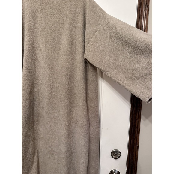World‎ Market Duster Women's One Size Cardigan Coat Zip Wide Sleeve Gray Taupe - Picture 8 of 10